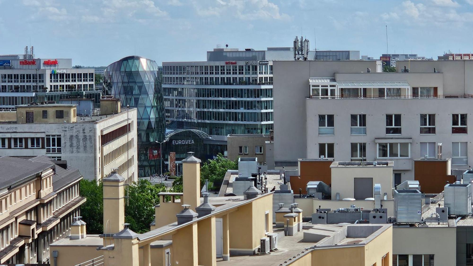 Panorama View Design Apt In Old Town - Free Parking Bratislava Dış mekan fotoğraf