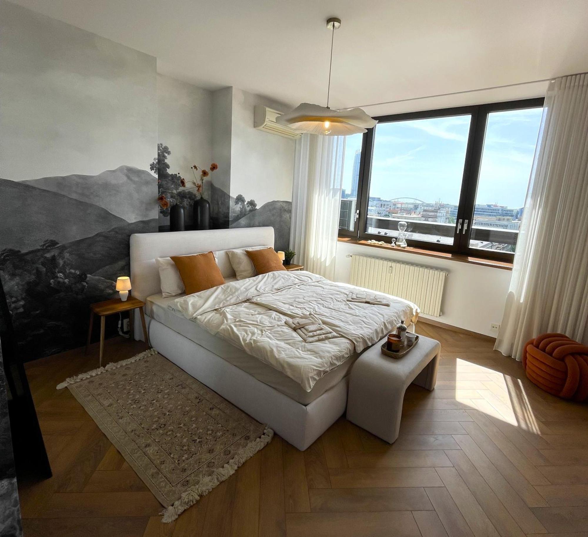 Panorama View Design Apt In Old Town - Free Parking Bratislava Dış mekan fotoğraf